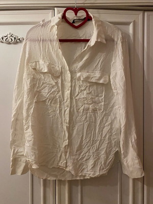 Zara white shirt woman like new, size M