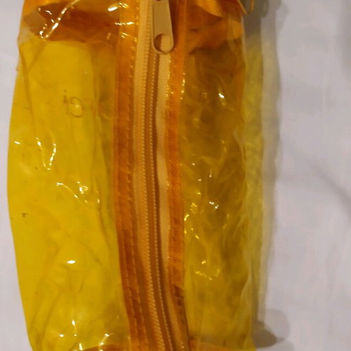 Plastic Transparent Organizer Bag Collectible like new