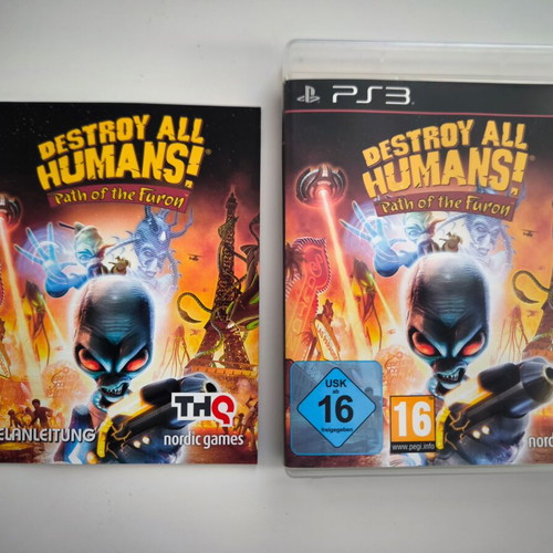 Destroy All Humans! Path of the Furon PS3 game like new