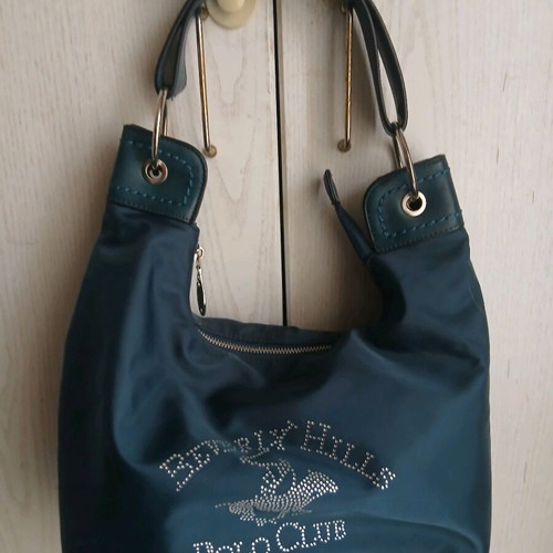 Beverly Hills Polo Club women's shoulder bag like new, petrol color