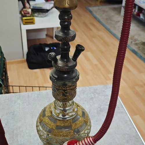 Handmade hookah used, purchased from Turkey