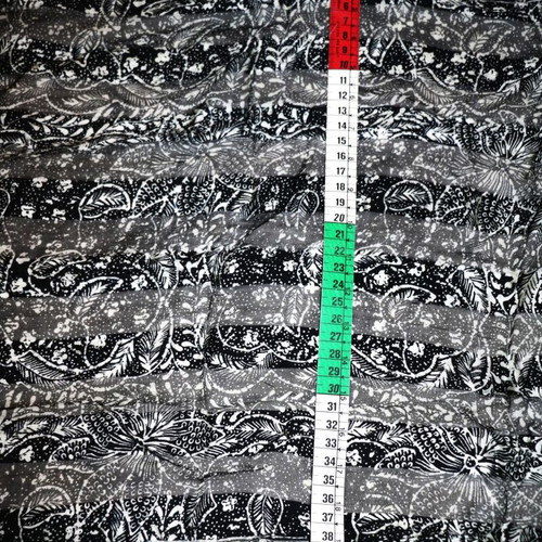 Siam Silk Black Batik Scarf 1.5x0.4m New