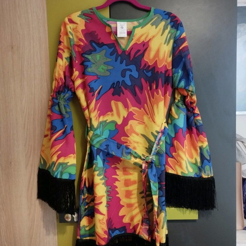 Carnival costume with fringes like new size 40/42
