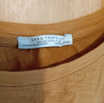 Oversized T-shirt Zara μέγεθος L σαν καινούργιο, μουσταρδί