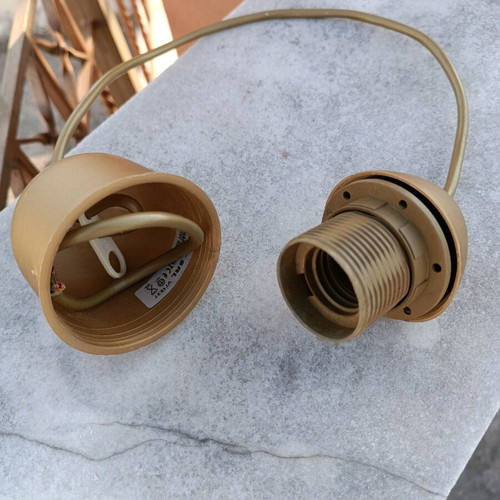 Ceiling lamp cable with E14 socket used