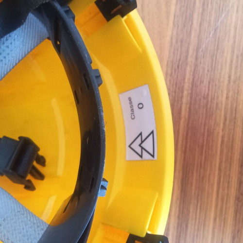 KARA professional safety helmet EN 397 Classe 0, yellow