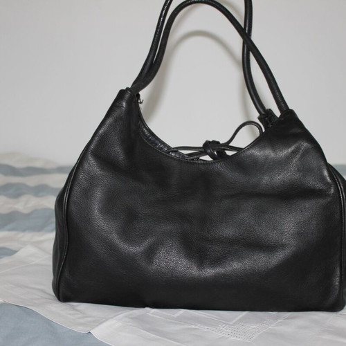 Marella leather handbag like new, black and brown