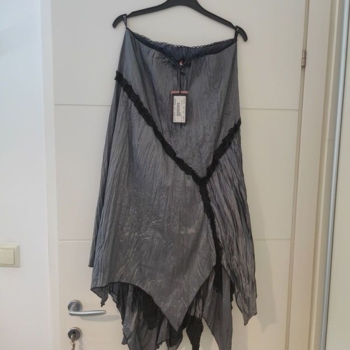 Louis Monk Asymmetric Taffeta Skirt Large New with Tag