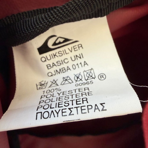 Quiksilver Burgundy Backpack like new, practical and stylish