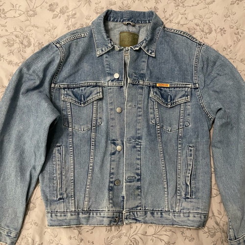 Edwin vintage denim jacket like new, blue, women's