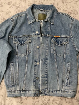 Edwin vintage denim jacket like new, blue, women's