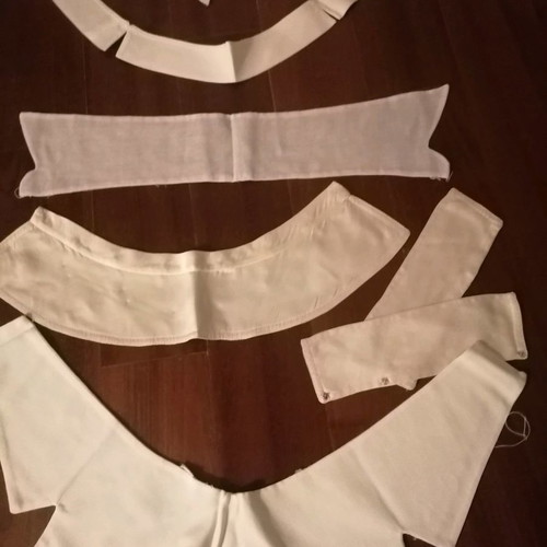 Collars and cuffs used for sewing on blouses or dresses