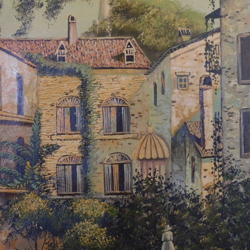 Old painting used, signed