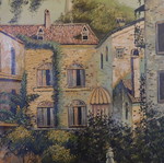 Old painting used, signed