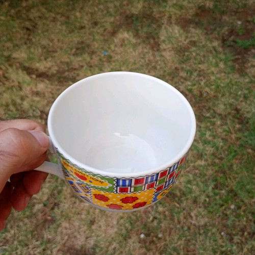Porcelain mug used, no chips