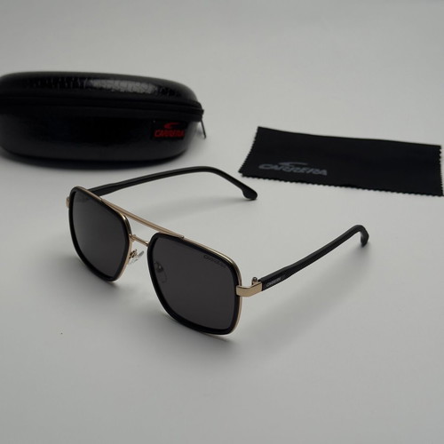 Carrera sunglasses new, rectangular lenses, UV400, gold and black