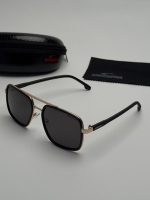 Carrera sunglasses new, rectangular lenses, UV400, gold and black