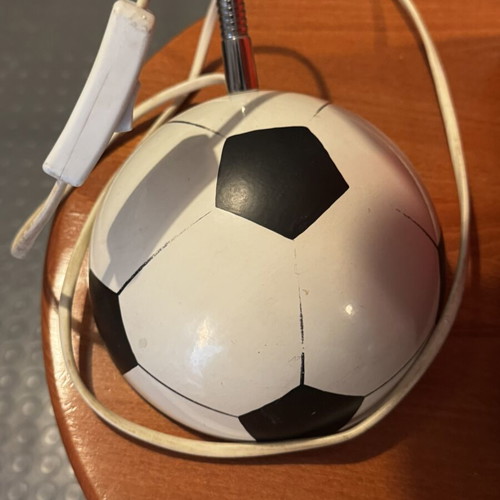 Football-shaped table lamp