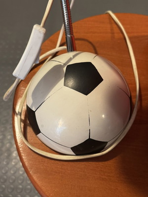 Football-shaped table lamp