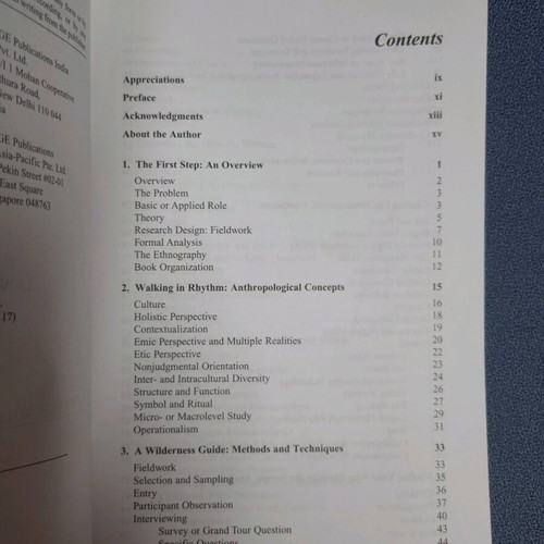 Book Ethnography - Step by step (3rd edition) used, English