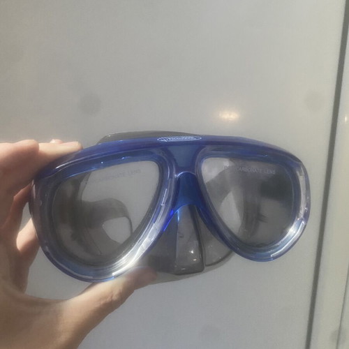 Swimming mask, blue