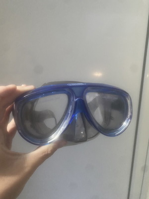 Swimming mask, blue