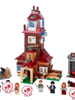 Lego Harry Potter The Burrow 4840 used, incomplete set 2010