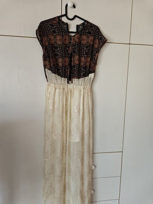 Nadia Rapti dress like new, white and gold, size S