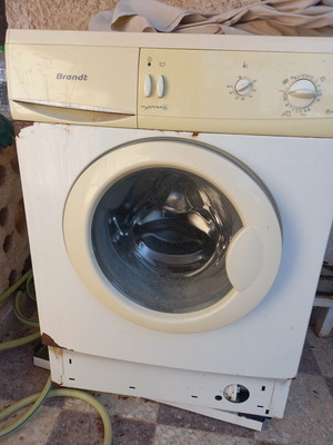 Washing machine used, broken timer, manual spin only