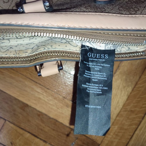 Guess shoulder bag original, used, beige and brown