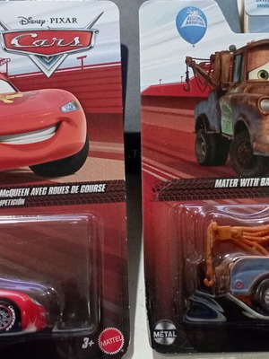 Disney Pixar Cars πακέτο 2 τεμάχια κλίμακας 1:55 καινούργια