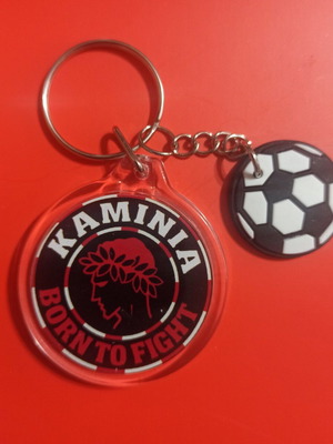 Olympiakos Round Keychain No27 new