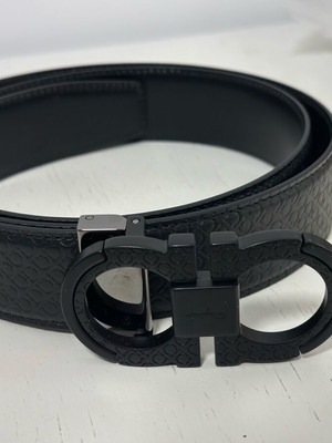 Ζώνη Salvatore Ferragamo καινούργια double Face μαύρο και μπλε