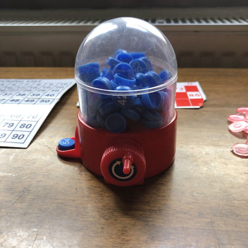 Bingo board game used, 90s vintage edition