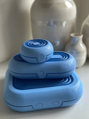Tupperware set of 3 new containers
