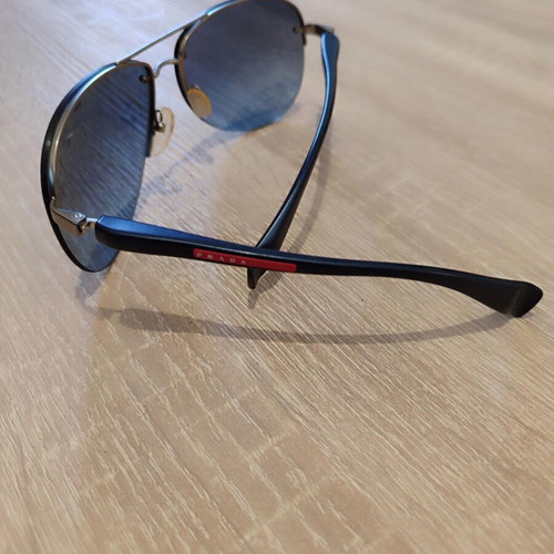 Prada Sport Sunglasses men's new with blue gradient lenses