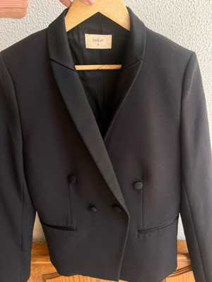 Bash jacket new black short double-breasted