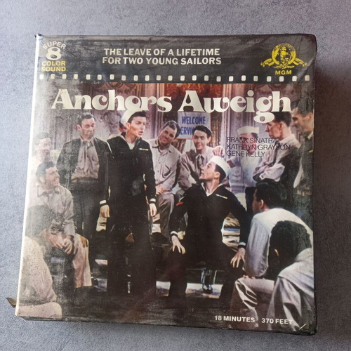 Anchors Aweigh Super 8 vintage film used, MGM color sound