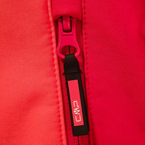 CMP Softshell Fleece Jacket for Girls 12 Years Like New, Coral Pink