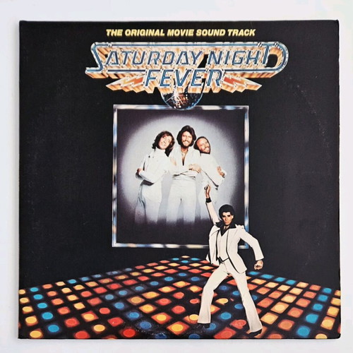 Saturday Night Fever double vinyl record used 1977