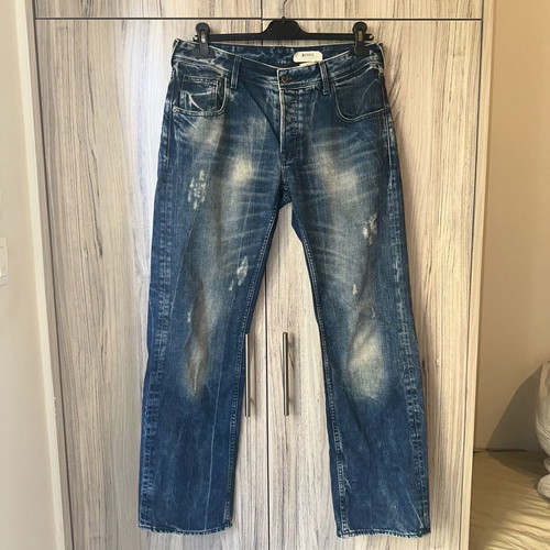 Low Rise Blue Denim Jeans Like New