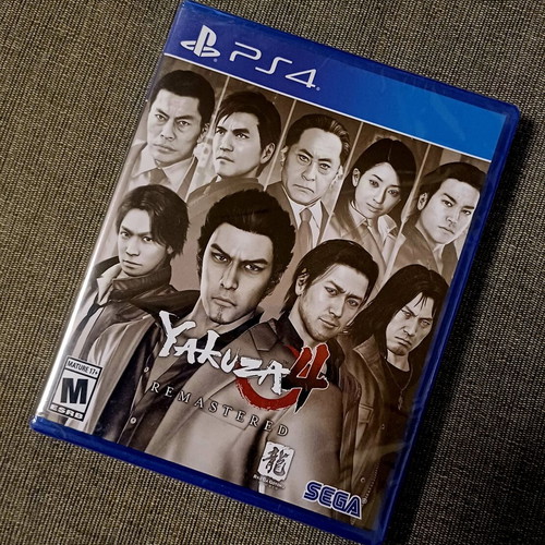 Yakuza 4 Remastered PS4 sealed, limited run #580