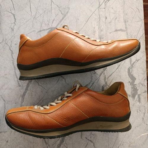 Prada leather sneakers size 37 like new