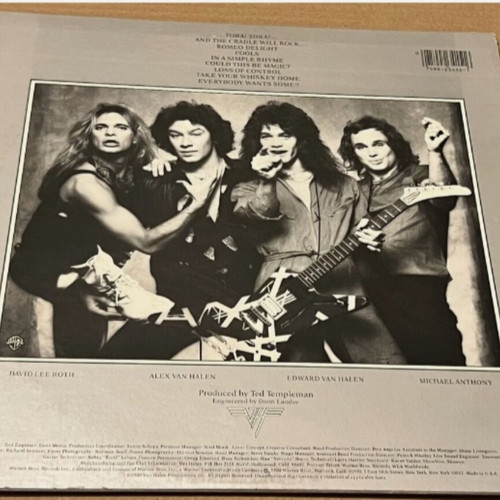 Van Halen Women and Children First vinyl record, first edition 1980
