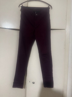 Calzedonia leggings used, size M, dark red color