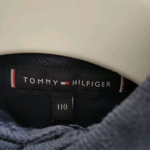 Tommy Hilfiger Polo Shirt for Boys 4 Years, Size 110, Like New, Gray and Blue