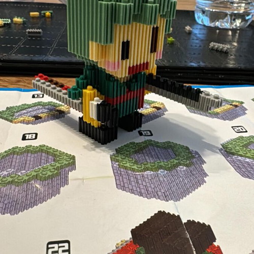 Zoro building blocks made to order, One Piece character