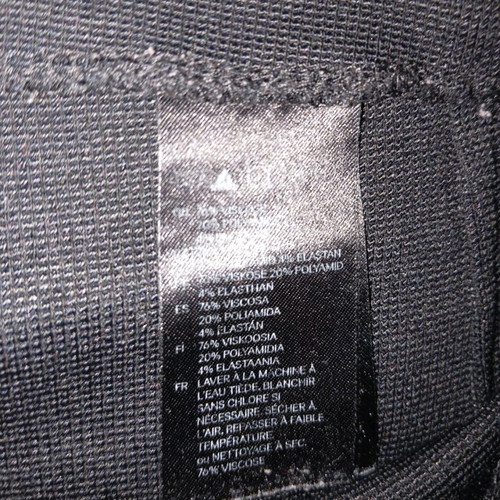 H&M black winter leggings XL used made of viscose
