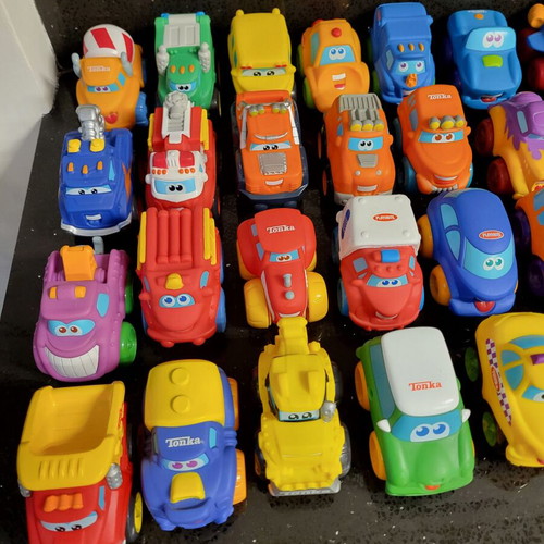 Tonka Hasbro vehicles new, collection of 31 Chuck & Friends