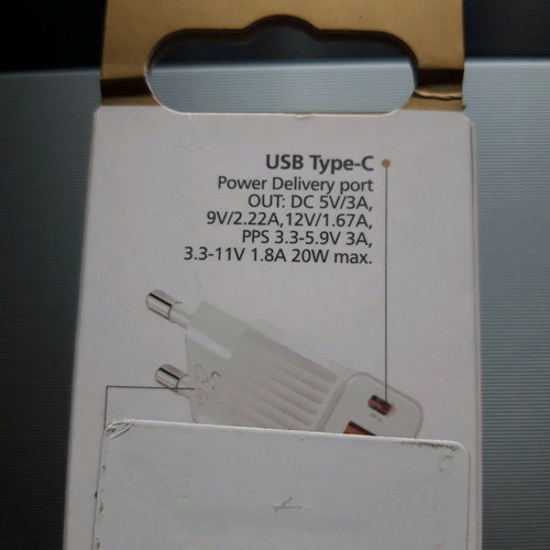 Tune Turbo PD Quick Wall Charger 20W 2 Ports Usb White New
